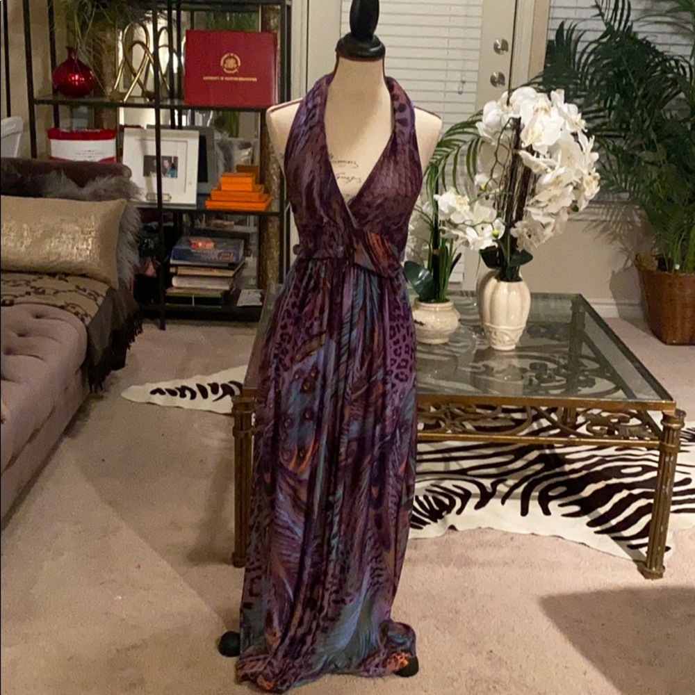 Backless maxi dress 241